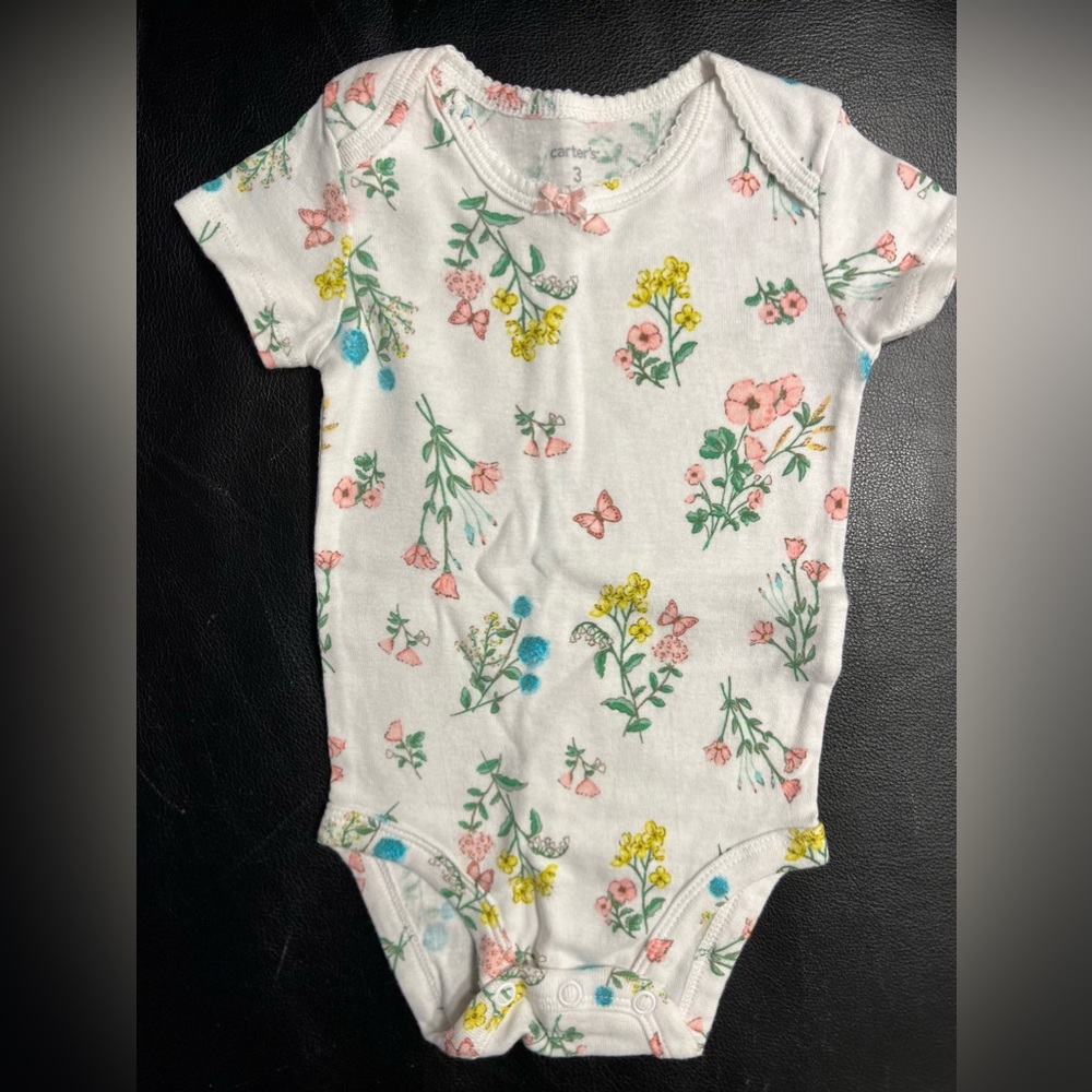 Bundle - 3 month - two pink sweatpants style jogger with coordinating bodysuits - Picture 2 of 7